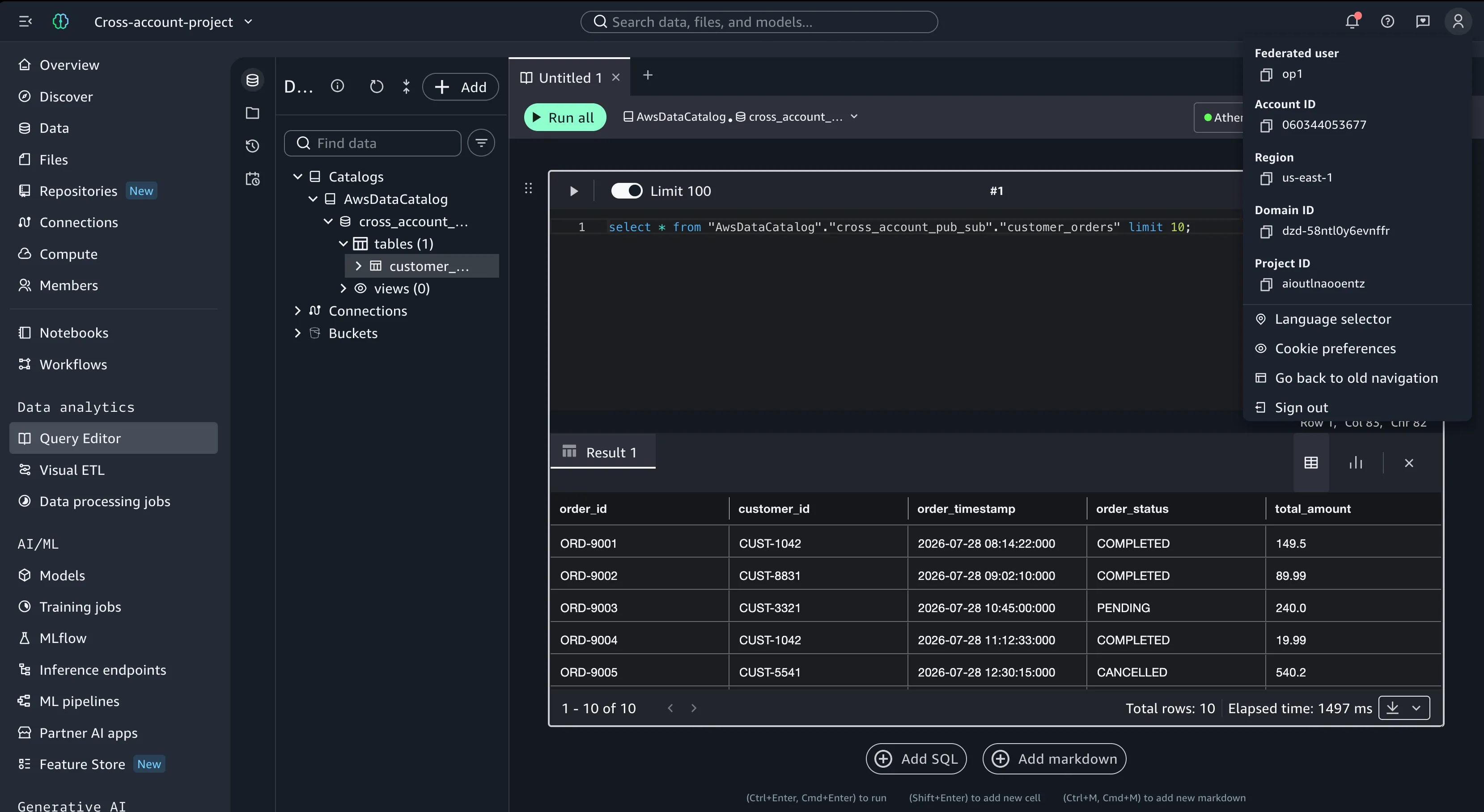 Query asset from associated account