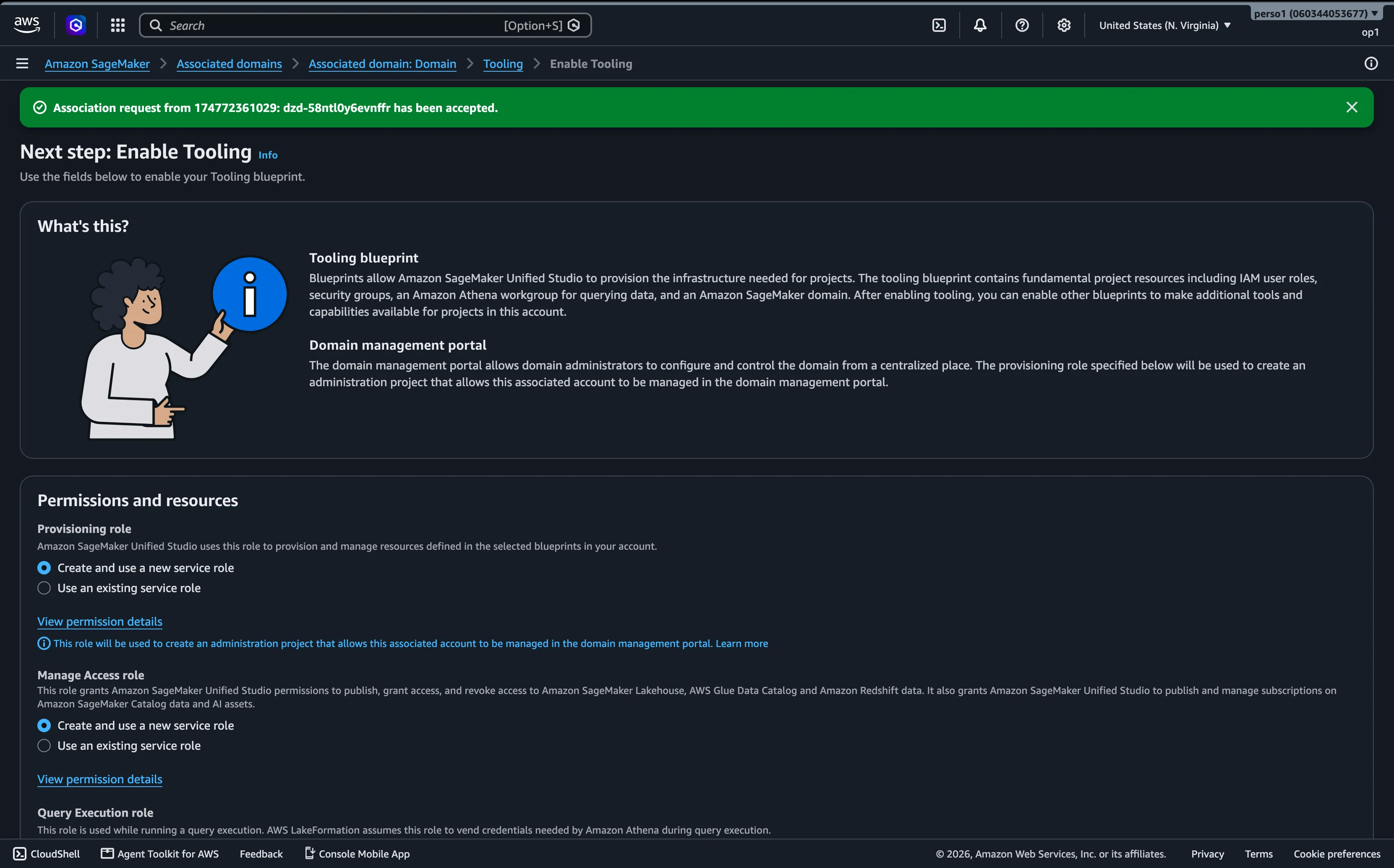 Enable Tooling and Lakehouse Database blueprints